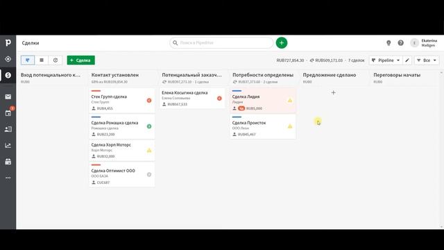Pipedrive CRM | Обучение. Урок 2. Воронка продаж смотреть онлайн