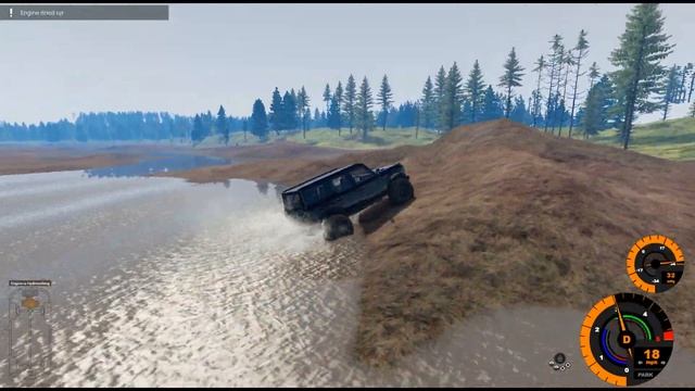 New school vs old school Ford Bronco's Goes Mudding BeamNG Drive смотреть онлайн