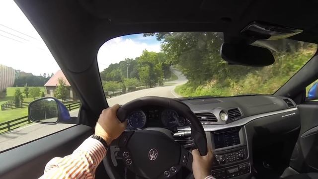 2015 Maserati GranTurismo Sport POV Test Drive смотреть онлайн