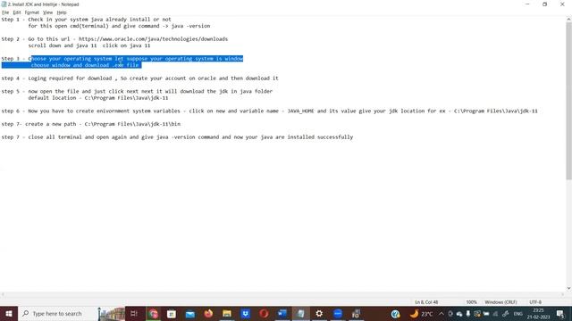 Java Installation || jdk installation || environment Variable set java|| java 11|| jdk 11 смотреть онлайн