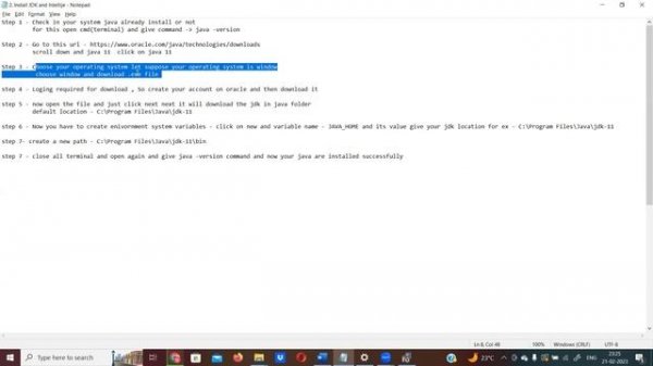 Java Installation || jdk installation || environment Variable set java|| java 11|| jdk 11