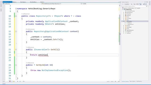 ASP.NET CORE Tutorial For Beginners 59 - Generic Repository Pattern in Hindi смотреть онлайн