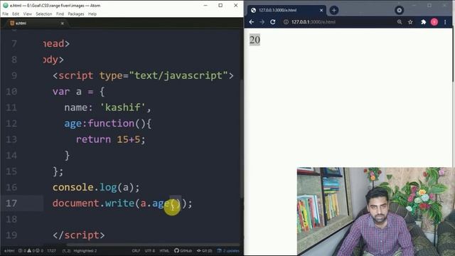 WEB DEVELOPMENT | ACCESS FUNCTION IN OBJECT | CLASS 78 | JAVASCRIPT | SHAN DEVELOPERS смотреть онлайн