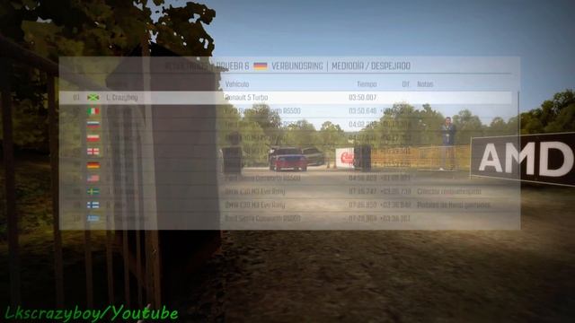 Dirt Rally - Renault 5 Turbo Group B Jean Ragnotti - Rally De Alemania #dirtrally