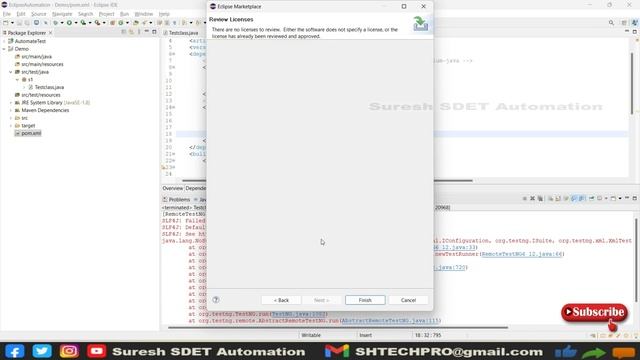 How to fix java.lang.NoSuchMethodError running TestNG Test in Eclipse смотреть онлайн