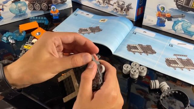 Обзор Сборка Лего 60033 Арктический Вездеход Lego City 60033 Arctic Ice Crawler build review смотреть онлайн