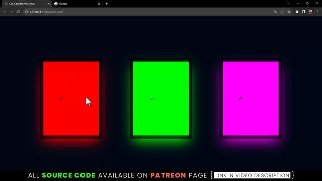 Simple CSS Sci-Fi Card and Hover Effect смотреть онлайн
