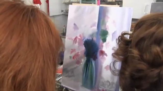 Цветы в стеклянной вазе смотреть онлайн