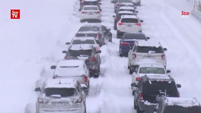 Record snowfall in Erie, USA смотреть онлайн