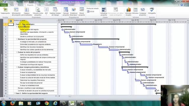 REPORTE DE AVANCES EN MICROSOFT PROJECT смотреть онлайн