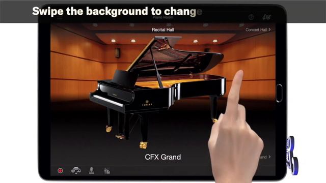 Smart Pianist App Piano Room смотреть онлайн