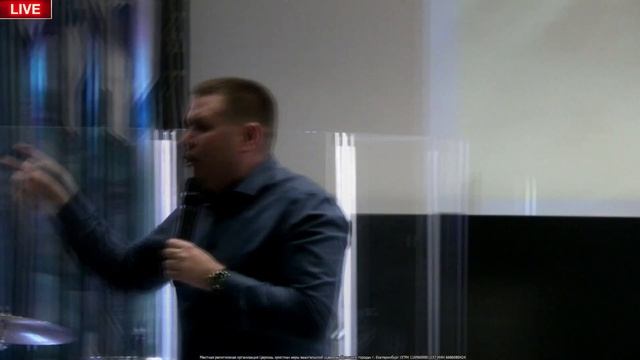 Тема: "Жить, а не существовать". Старший пастор Дмитрий Обожин смотреть онлайн