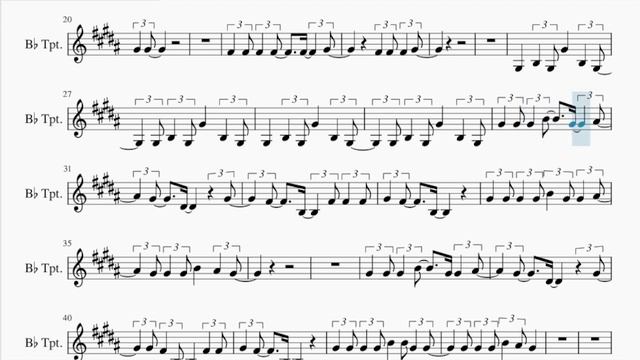 Trumpet Sheet Music: How to play Personal Jesus by Depeche Mode смотреть онлайн