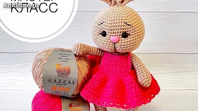 Амигуруми: схема Зайка Марфа. Игрушки вязаные крючком - Free crochet patterns. смотреть онлайн