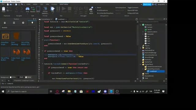 Roblox Studio How To Make Vip Door |Roblox Studio Tutorials #1 смотреть онлайн