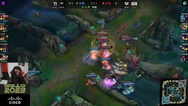 Reactions To The Crazy Game 5 Ending Between T1 And GenG [International Curse Broken] смотреть онлайн