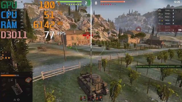 World of Tanks (AMD A6, Radeon R4 Graphics) Low End PC (512MB) смотреть онлайн