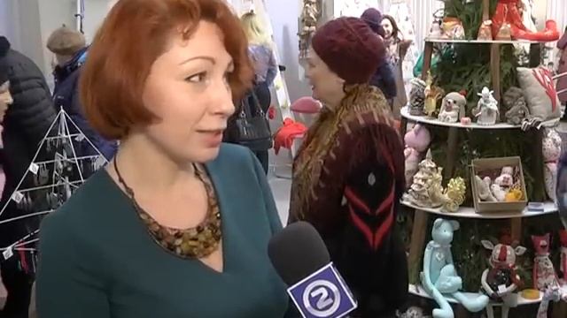 Новогодняя выставка ярмарка могилевских ремесленников «У ёлки» 28 12 2016 смотреть онлайн