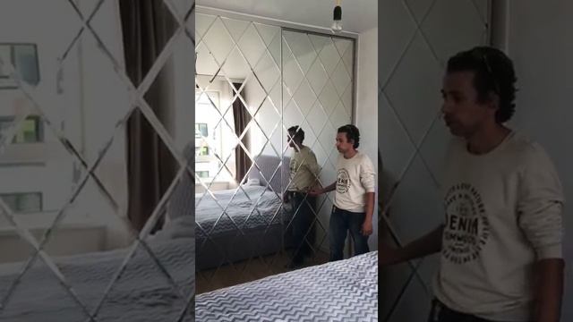 шкаф купе с фасадами - зеркальное панно смотреть онлайн