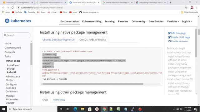4. Kubernetes Installation and Setup on AWS instance || Kubernetes network, SDN, namespace, pod смотреть онлайн