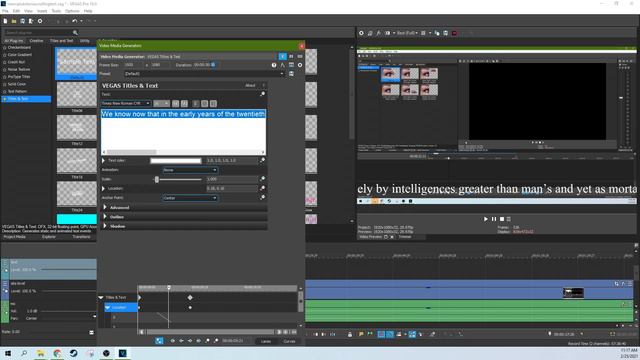 How to Scroll Text in VEGAS Pro 18 смотреть онлайн