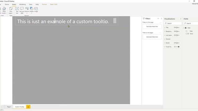 PowerBI Custom Visual Tooltip смотреть онлайн