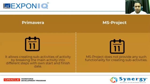 Difference Between Oracle Primavera & MS Project смотреть онлайн