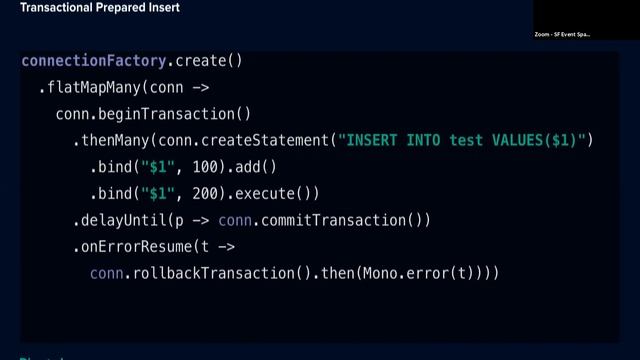 Reactive Relational Database Connectivity смотреть онлайн