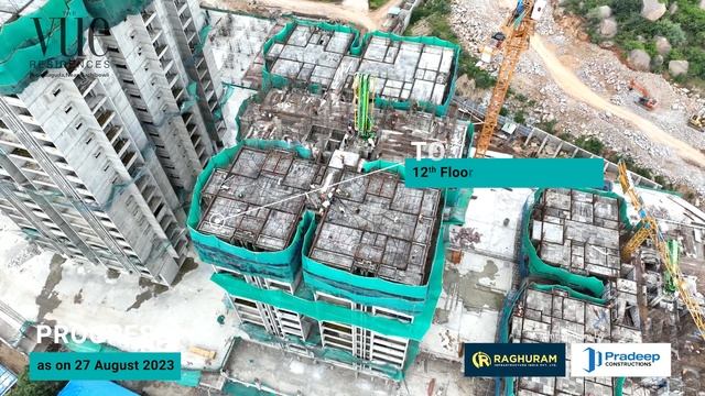 The VUE Residences | Construction Status 27th Aug 2023 | RRPC смотреть онлайн