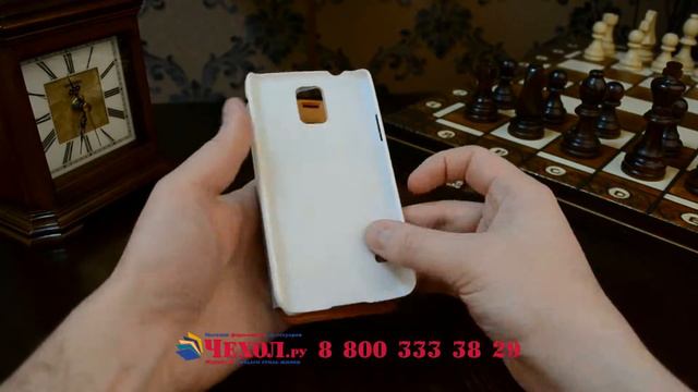 Чехол-книжка для Samsung Galaxy S5 SM-G900H/G900F оранжевый кожаный с окошком для входящих вызовов смотреть онлайн