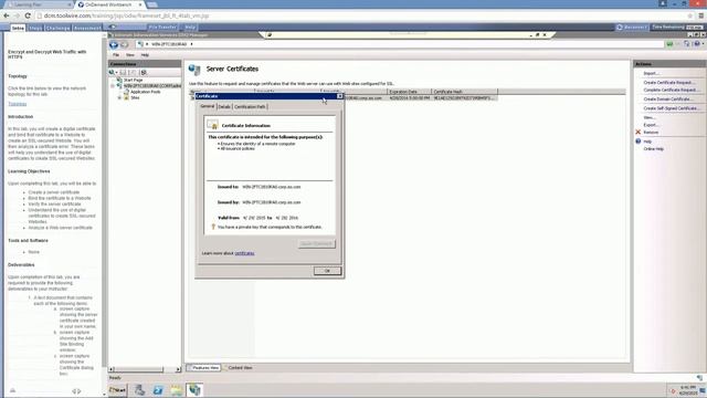 is3230 - vlab 10 - Encrypt and Decrypt Web Traffic with HTTPS смотреть онлайн