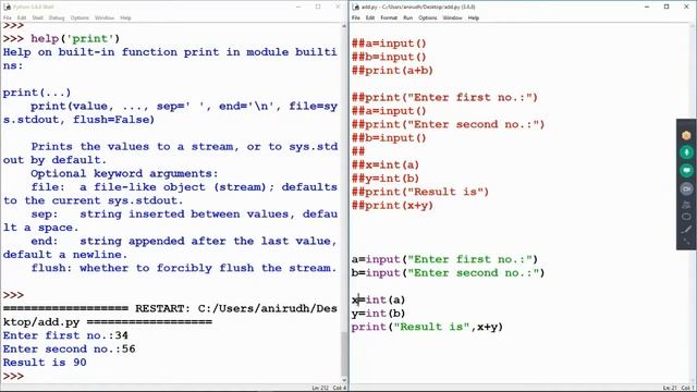 Python 3 Tutorial 012- Standard Input/Output (I/O) Using input() and print() Function смотреть онлайн