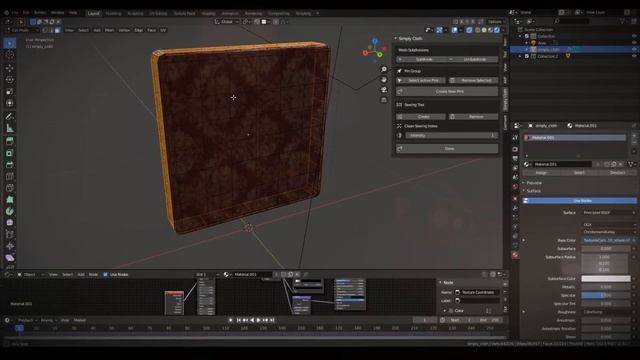 Simply Cloth - Blender Addon смотреть онлайн