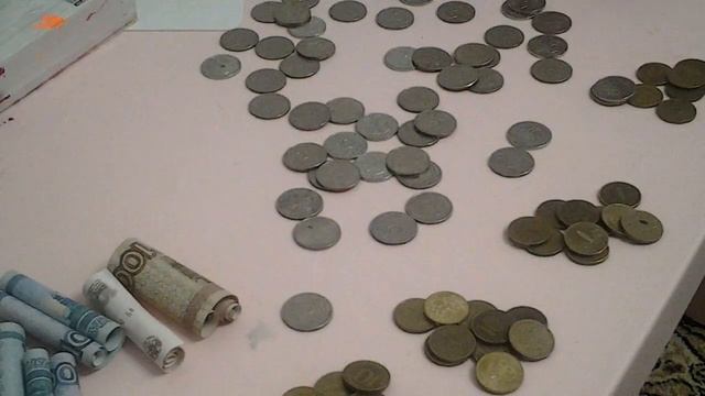 Считаем деньги в копилке