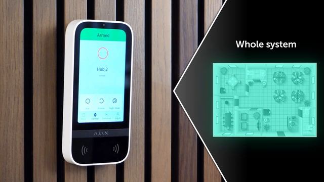 Ajax KeyPad TouchScreen | Wireless Touchscreen Keypad смотреть онлайн
