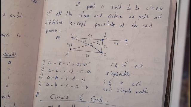 SIMPLE PATH || GRAPH THEORY & TREES || DISCRETE MATHEMATICS || OU EDUCATION смотреть онлайн
