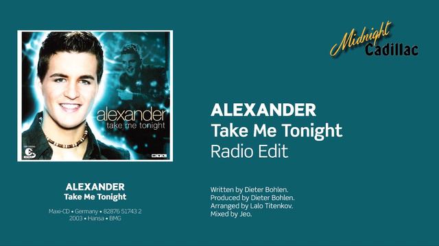 ALEXANDER Take Me Tonight (Radio Edit) смотреть онлайн