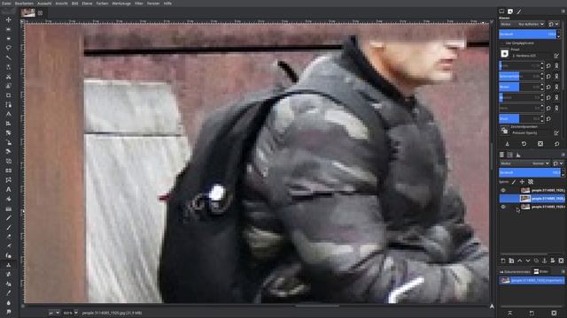 Person aus einem Foto entfernen mit dem Klonen-Werkzeug in Gimp 2.9.8 смотреть онлайн