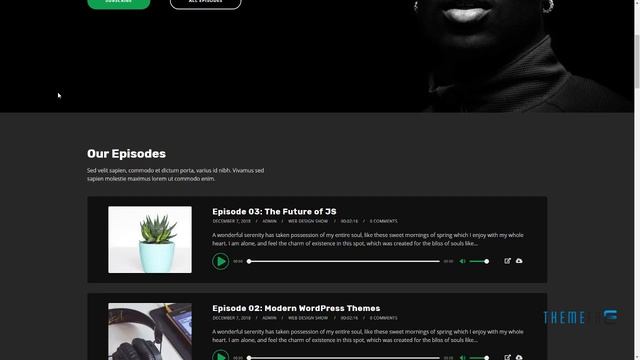 Tusant - a Podcast and Music Streaming WordPress Theme Raleigh J смотреть онлайн