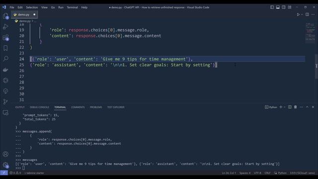 How To Retrieve Unfinished Response From ChatGPT API смотреть онлайн
