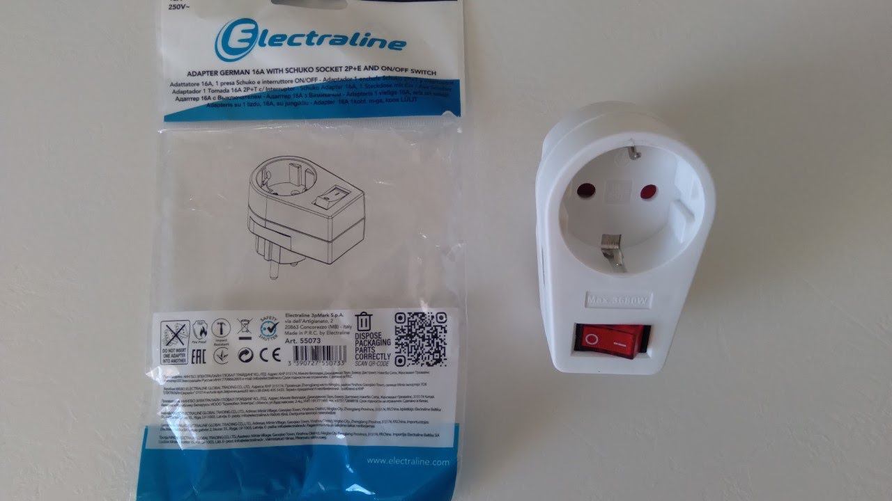 Короткий обзор на адаптер Electraline 55073 смотреть онлайн