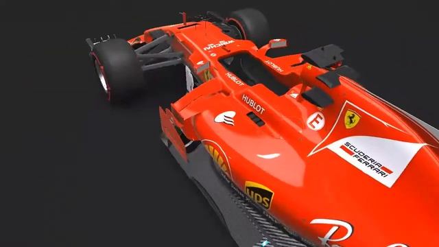 Ferrari SF70H 3D Model смотреть онлайн