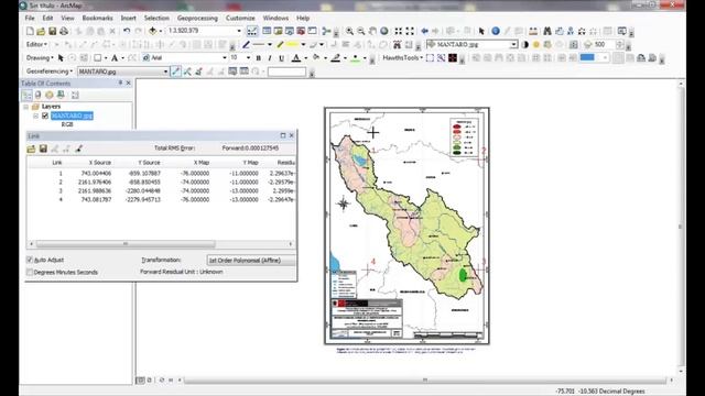 GEORREFERENCIAR IMAGEN CON GRILLAS DE COORDENADAS "WGS,UTM" EN ARCGIS 10.3 смотреть онлайн