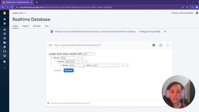 Como criar seu banco de dados em tempo real no Firebase смотреть онлайн