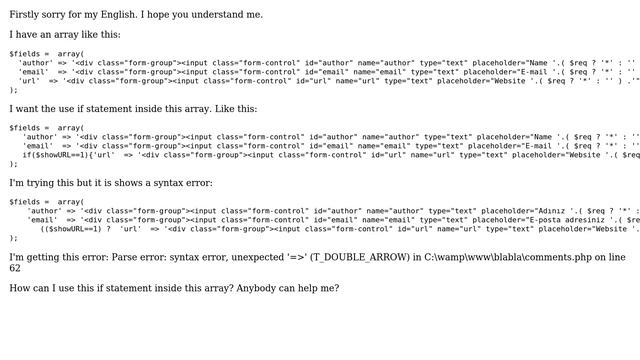 Wordpress: How to use if statement in an array? смотреть онлайн