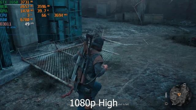 Days Gone Ultra Settings - GTX 1650 + 8GB RAM - Laptop Gameplay смотреть онлайн