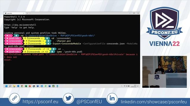 PowerShell for a Kubernetes admin - Fabien Dibot - PSConfEU 2022 смотреть онлайн