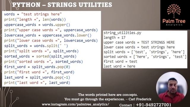 PYTHON-19. String Utilities смотреть онлайн
