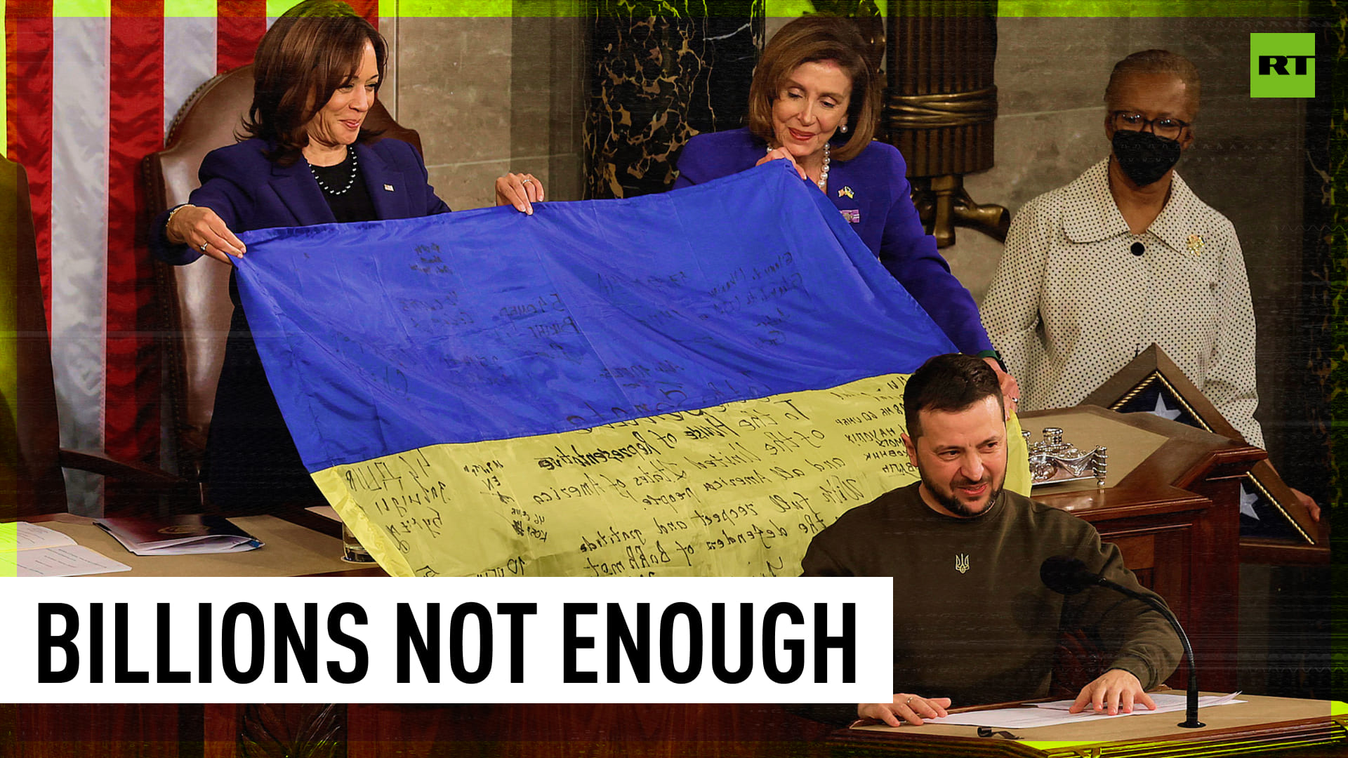 Zelensky Displays Kiev's Insatiable Hunger For American Money