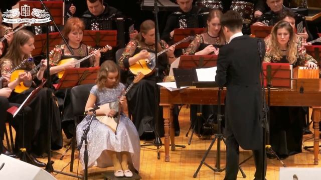 Anastasia Tyurina (10yo) Balalaika A.Tsygankov Concert-symphony For Balalaika And Orchestra.
